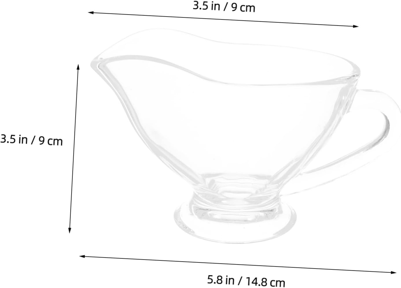 SOLUSTRE 2pcs Gravy Sauce Boat Funky Cute Serving Dish for Family Restaurant Cafe