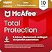 McAfee Total Protection 2026 (10 Geräte), 15 Monate Amazon Exklusiv | Virenschutz, VPN, Betrugsschutz, Sicherheitssoftware, Identitätsüberwachung | Abonnement mit automatischer Verlängerung | Download