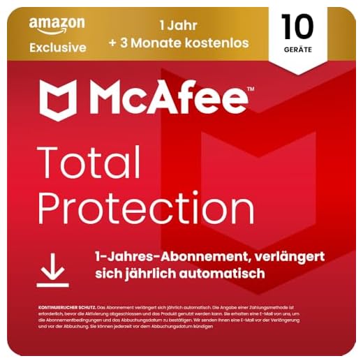 McAfee Total Protection (10 Geräte) 2025 | 15 Monate | Secure VPN, Sicherheitssoftware mit Virenschutz, Kennwort-Manager, Identitätsüberwachung | Digitaler download