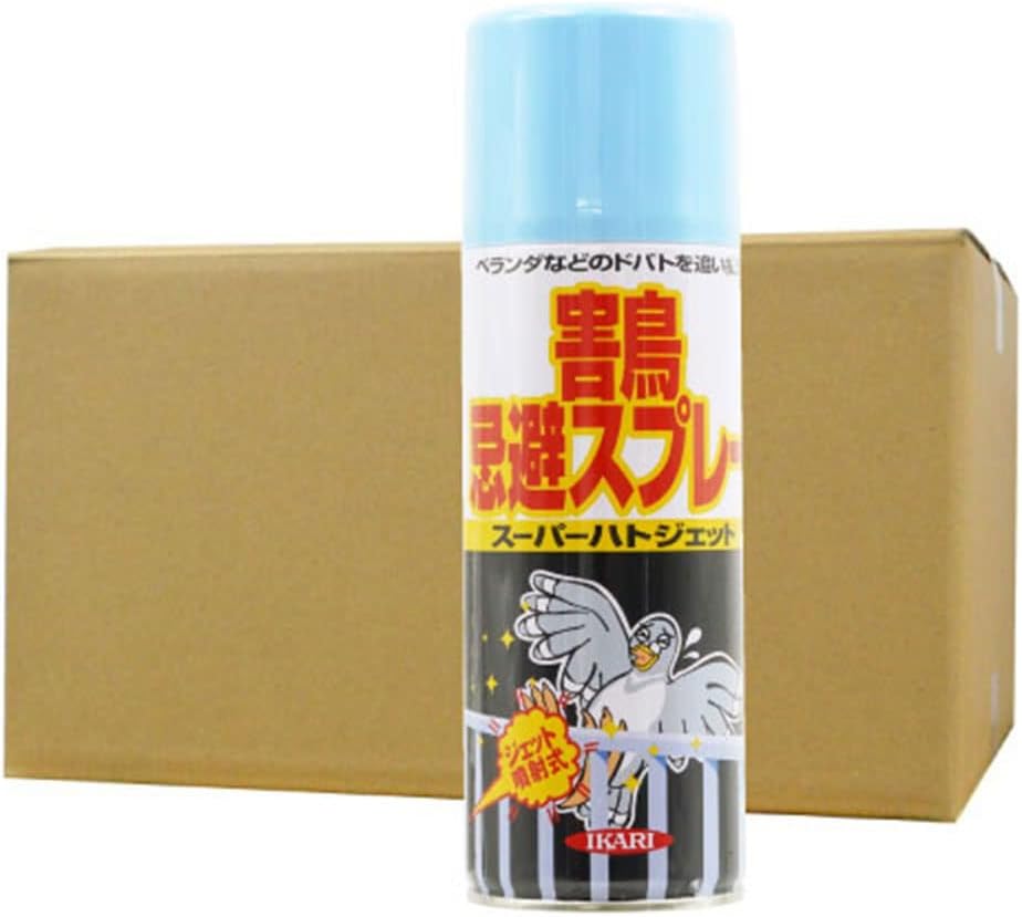イカリ スーパーハトジェット 害鳥忌避スプレー 420mL ショップ 7個