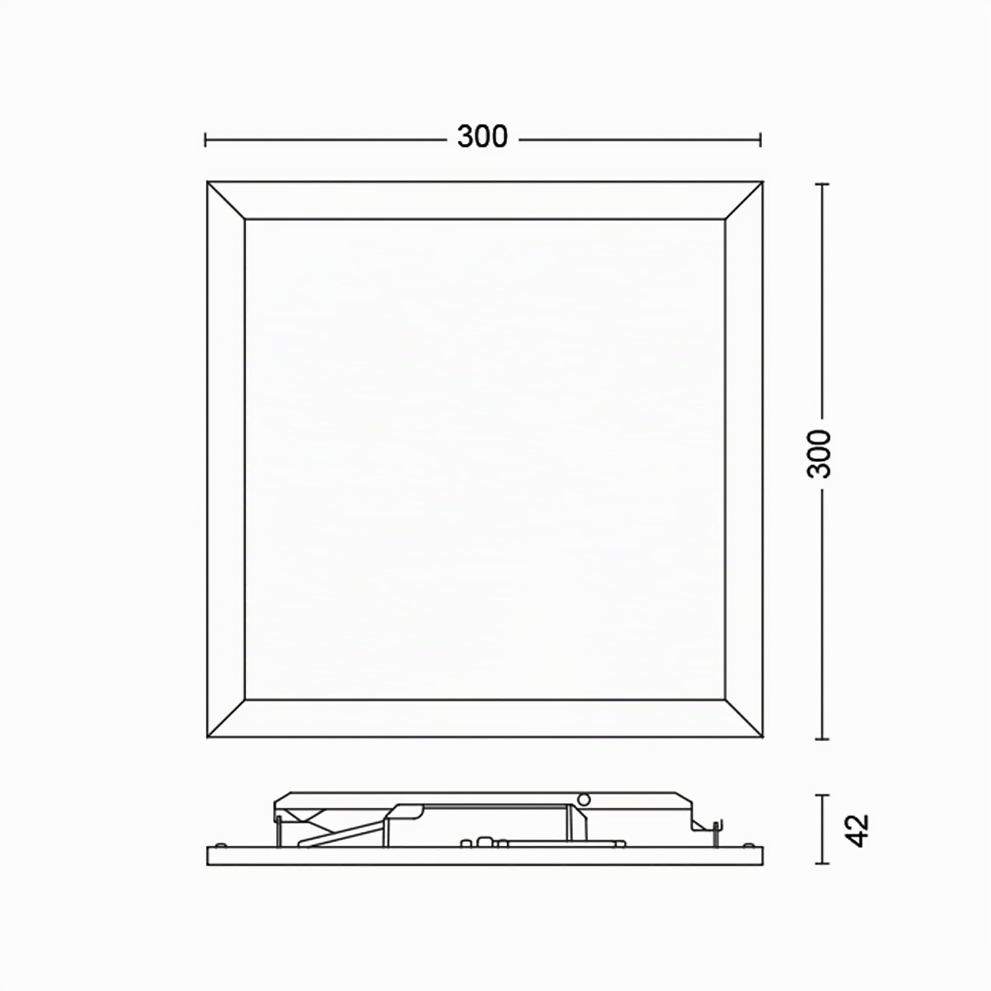 Philips - Plafón Philips Tuch Ceiling, lámpara LED de techo funcional, color blanco, luz blanca cálida regulable, 27K - 12W
