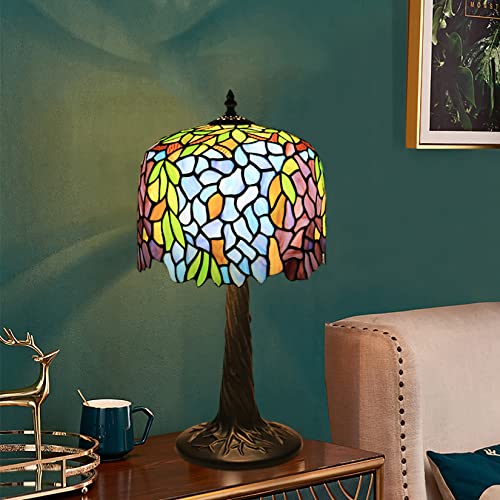 Lampe de bureau glycine luminaire de chevet pastoral et éclairage de salon rétro E27