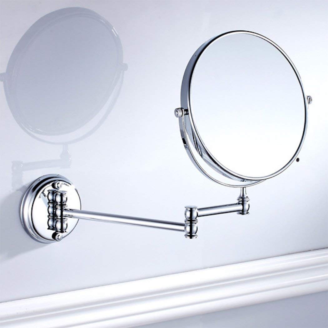 Miroir de salle de bain retro double face pour coiffeuse et soin