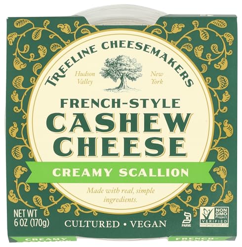 Treeline Vegan Soft Scallion Cheese, 6 oz
