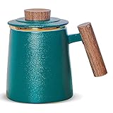 Tasse résistante aux hautes températures pour faire un filtre à thé: Détendez-vous et profitez du thé n'importe où, non seulement peut rester avec vous à la maison, mais aussi vous accompagner dans le monde, des outils de rechange élégants, agréables à l'œil