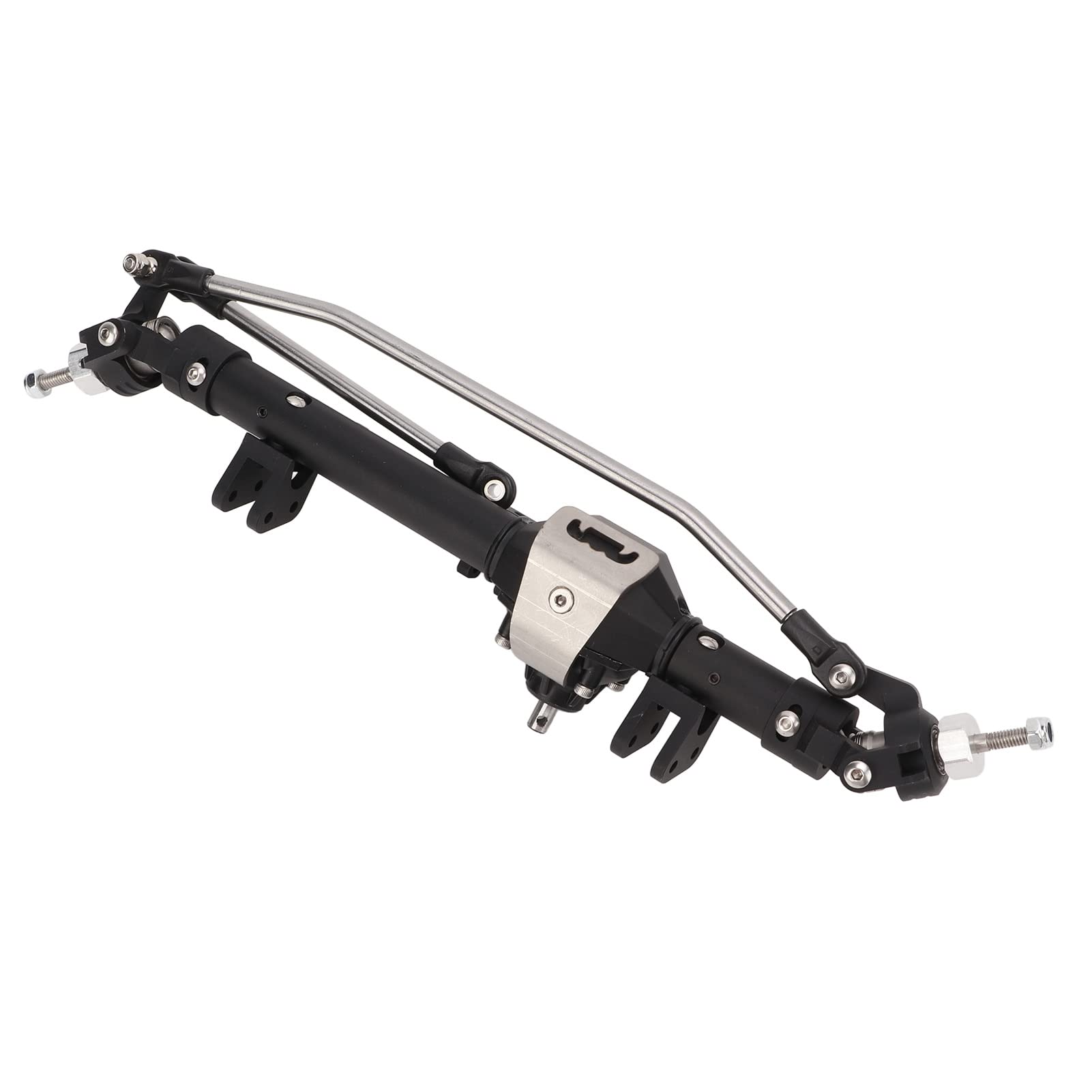 Eje Delantero para Coche RC 1/10, Pieza de Aleación de Aluminio, | Diseño en forma de diamante, mecanizado CNC, relación de transmisión mejorada, material de alta resistencia