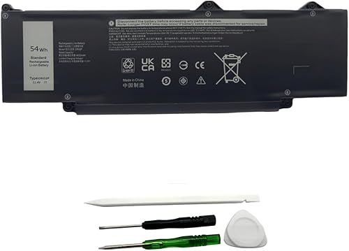 DWVRR - Batería de repuesto para laptop Dell Inspiron 16 7620 2 en 1 Alienware x15 R1 Alienware x15 R2 Alienware x17 R1 Alienware x17 R2 Series