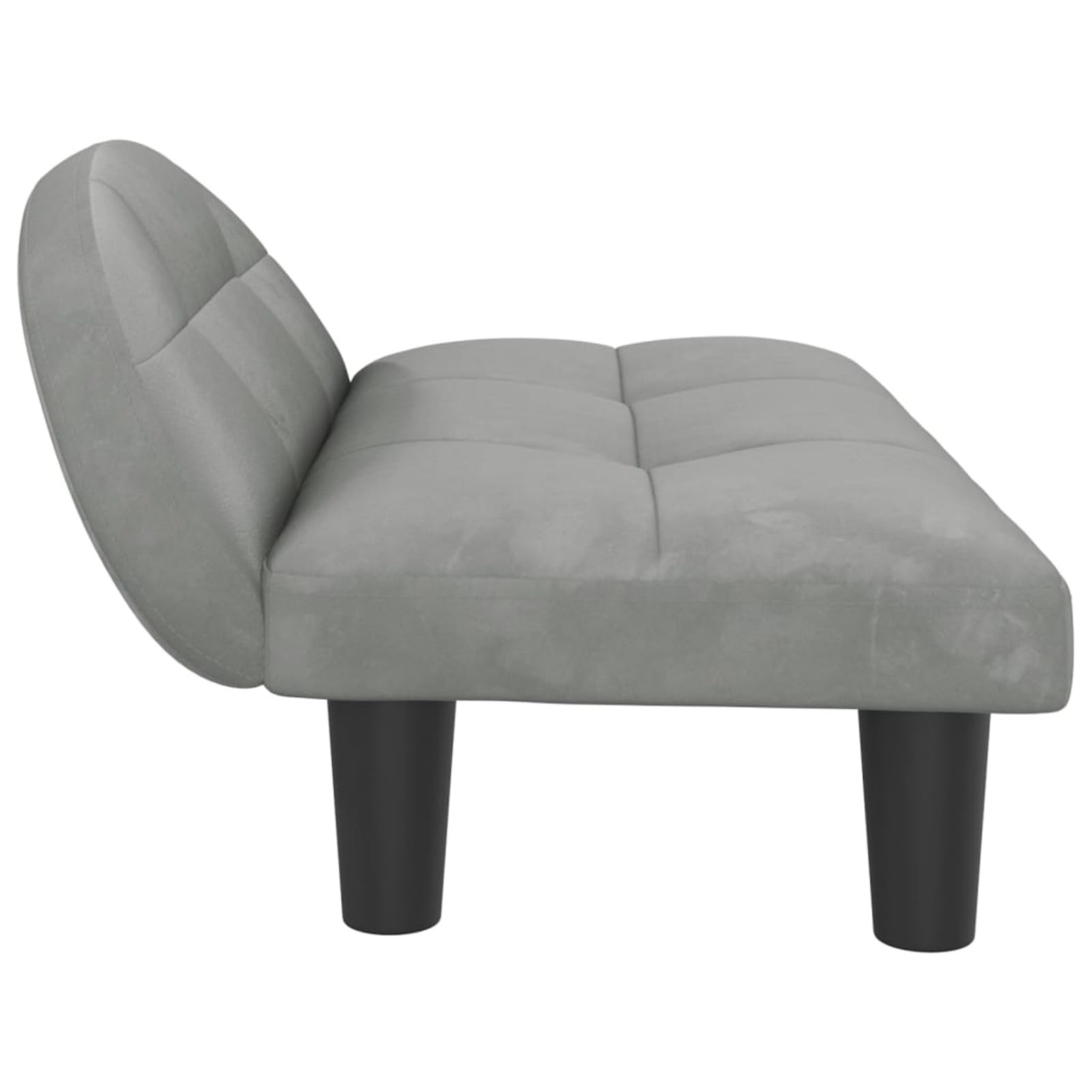 LAPOOH Lettino per Cani Grigio Chiaro 970x52x30 cm in Velluto,Articoli per Animali,Animali Domestici - Articoli,Articoli per Cani,Lettini per Cani(SPU:171939)