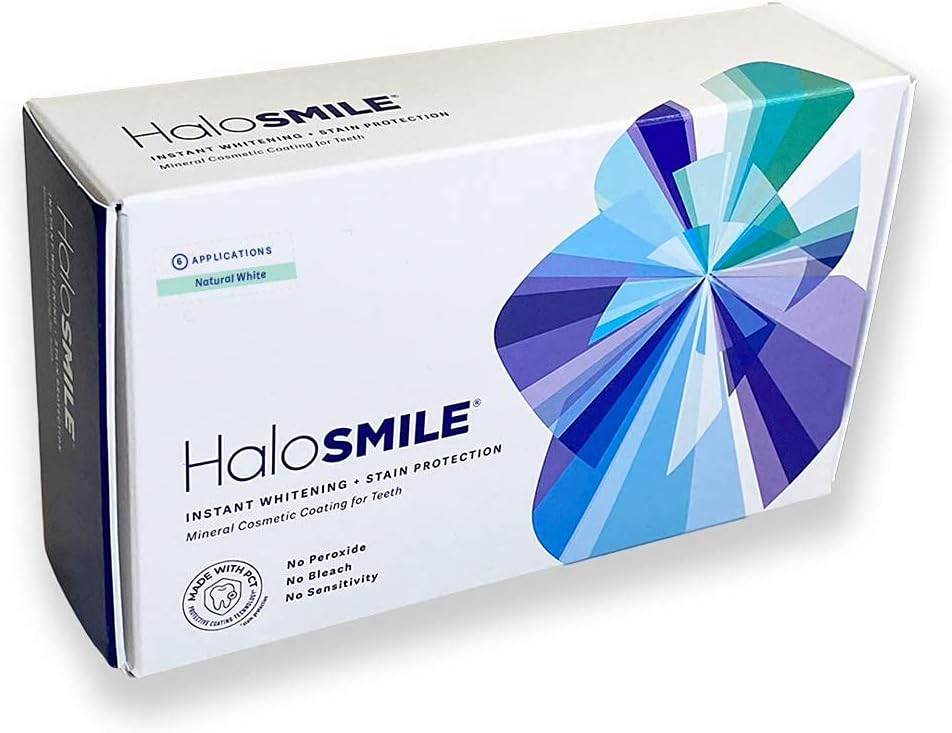 HaloSMILE Instant Teeth Whitening Cosmetic (6ct): Health & Personal Care