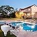 50W LED Pool Light for Inground Swimming Pool, 120V 5000LM Daylight Swimming Pool LED Light Bulb Replacement for 300-800W Traditional Bulb, Fit in for Pentair and Hayward Pool Light Fixtures