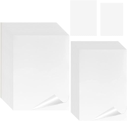 100 piezas de papel de liberación de pintura de diamante de 6.3 x 4.7in y 5.9 x 3.9in papel de liberación de silicona antiadherente de doble cara 5D