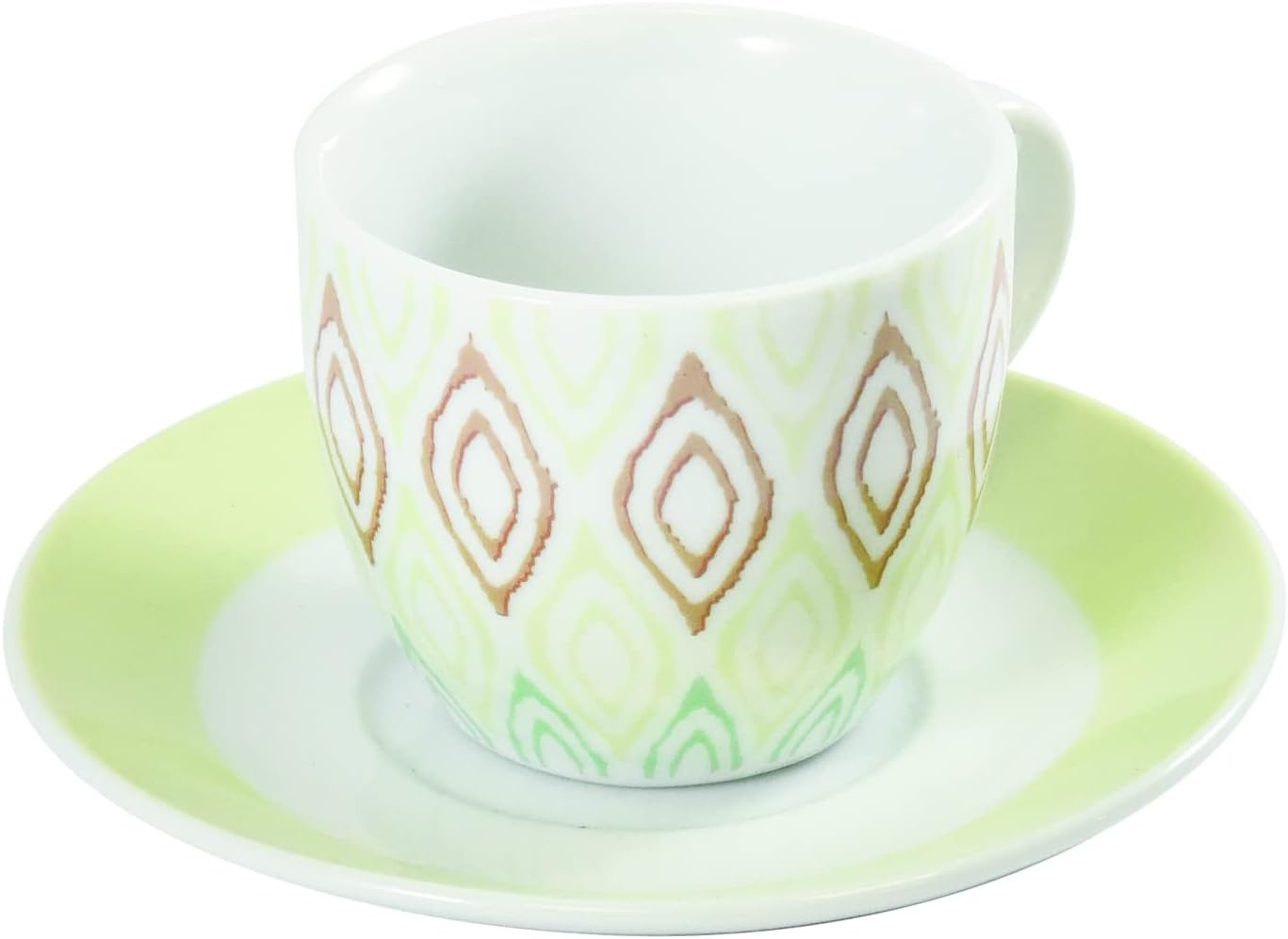 HOUSE COLLECTION Rabat Green Coffee Service, 6 Pieces, C/P