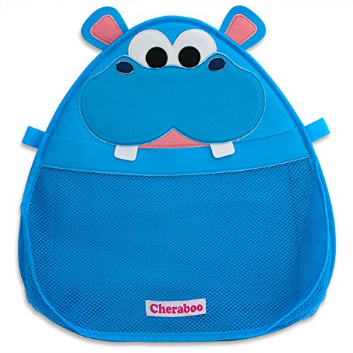 Hurley Hippo Bath Toy Storage Organiser (Blue)