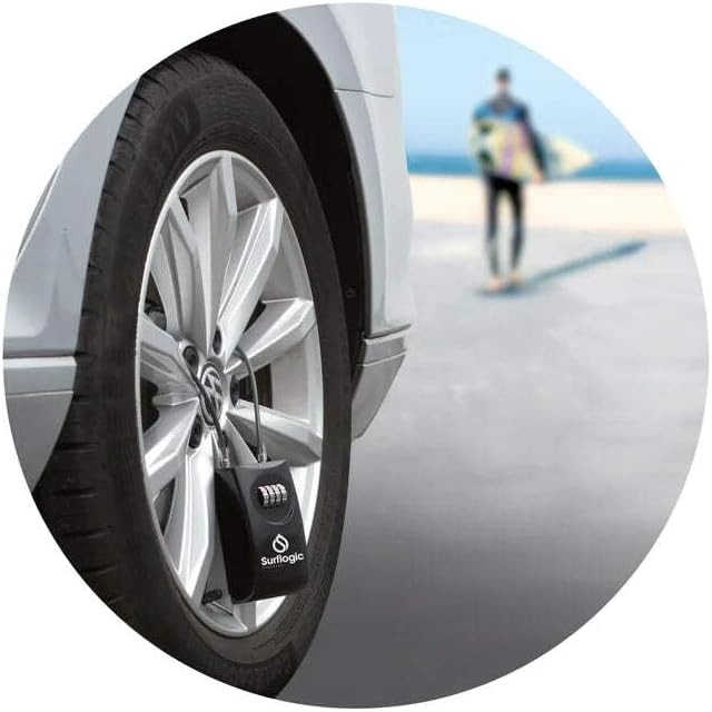 Surflogic Key Security Lock Double System/Key Safe - Black