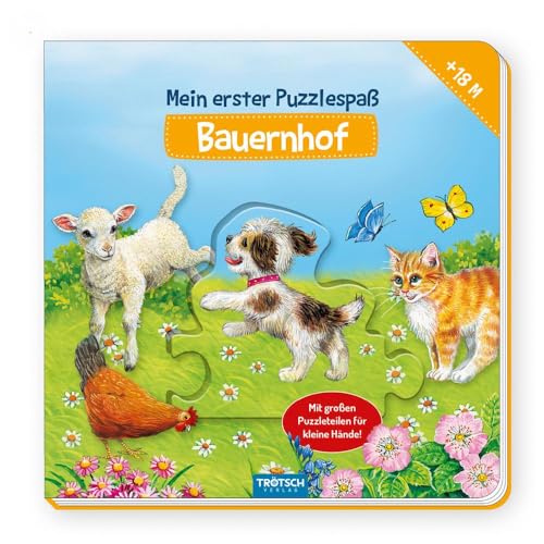 Trötsch Puzzlebuch Mein erster Puzzlespaß Bauernhof: Kinderbuch Beschäftigungsbuch Entdeckerbuch Puzzlebuch
