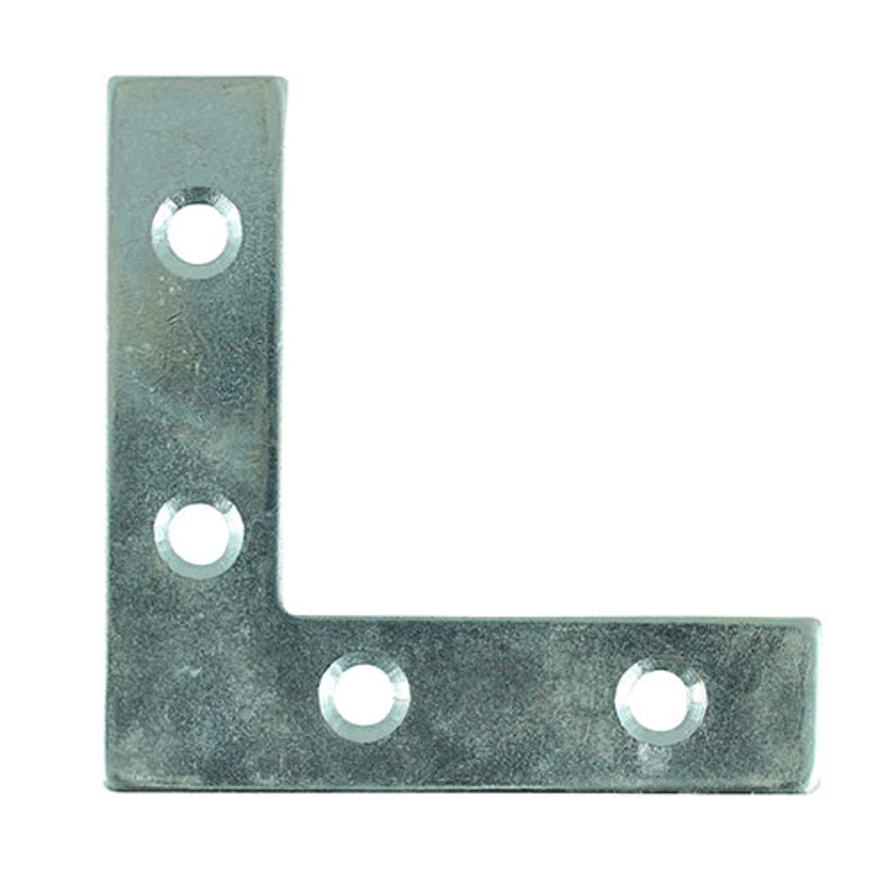 TIMco 50CPL 50mm Corner Plate 50 x 50 x 13mm - (Box of 50), Silver