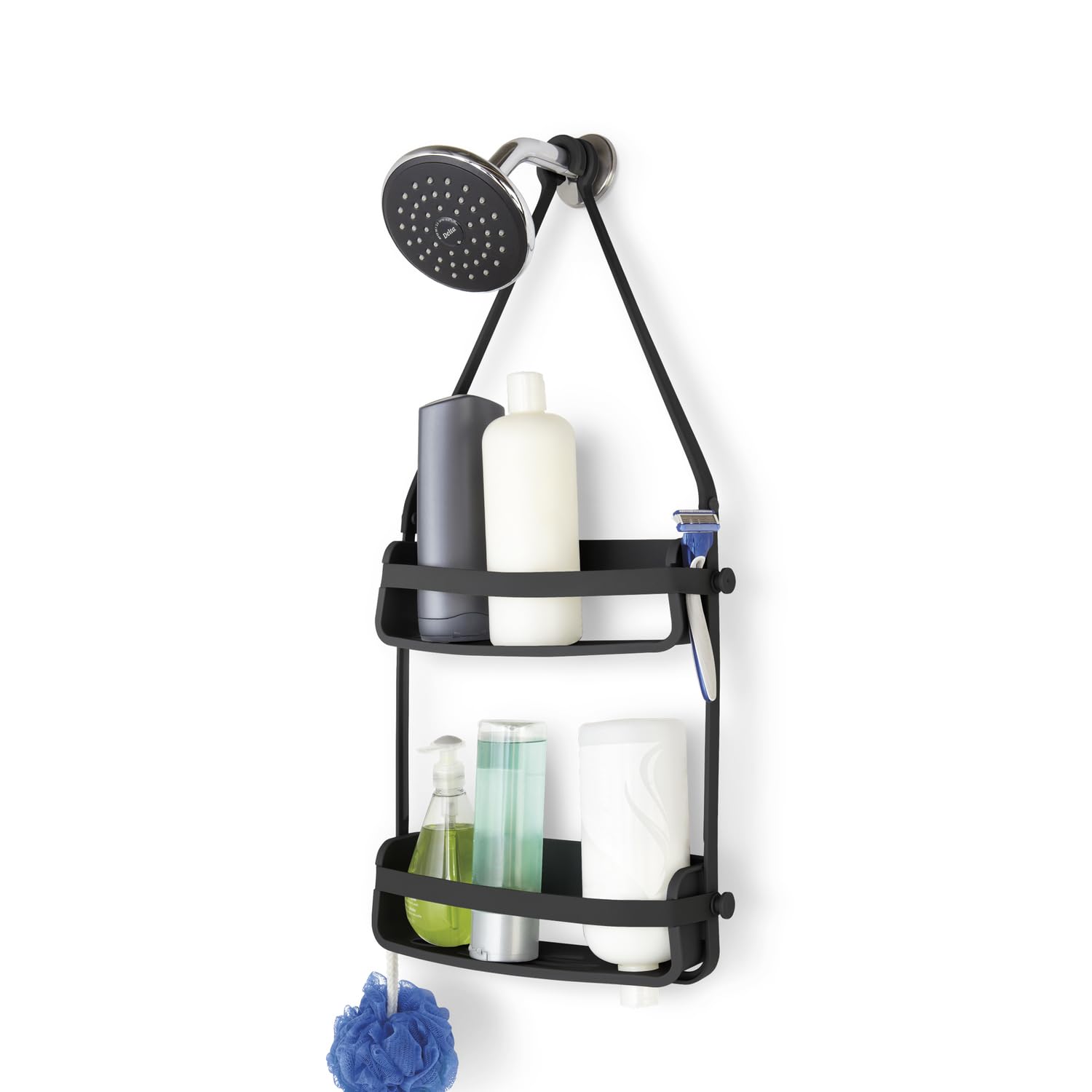 HomeStock Shower Caddy Organizer for Shampoo Soap Lotion - Rustproof Bathroom Storage Shelf