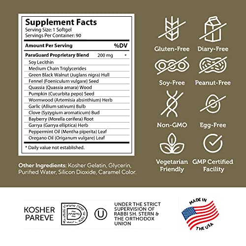 Zahler 08187 Paraguard Cleanse Softgel Capsules thumb #2