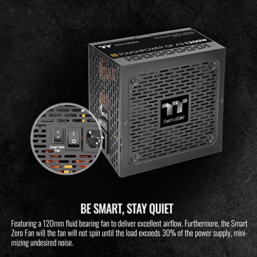 Image of Thermaltake Toughpower GF A3 1200W,True 600W 12V-2x6 Connectors on PSU&NVIDIA RTX 50 Series,ATX 3.1 /PCI-E 5.1,80+ Gold,SLI /Crossfire Ready Power Supply,PS-TPD-1200FNFAGU-L,10 Year Warranty (Pack of 4)