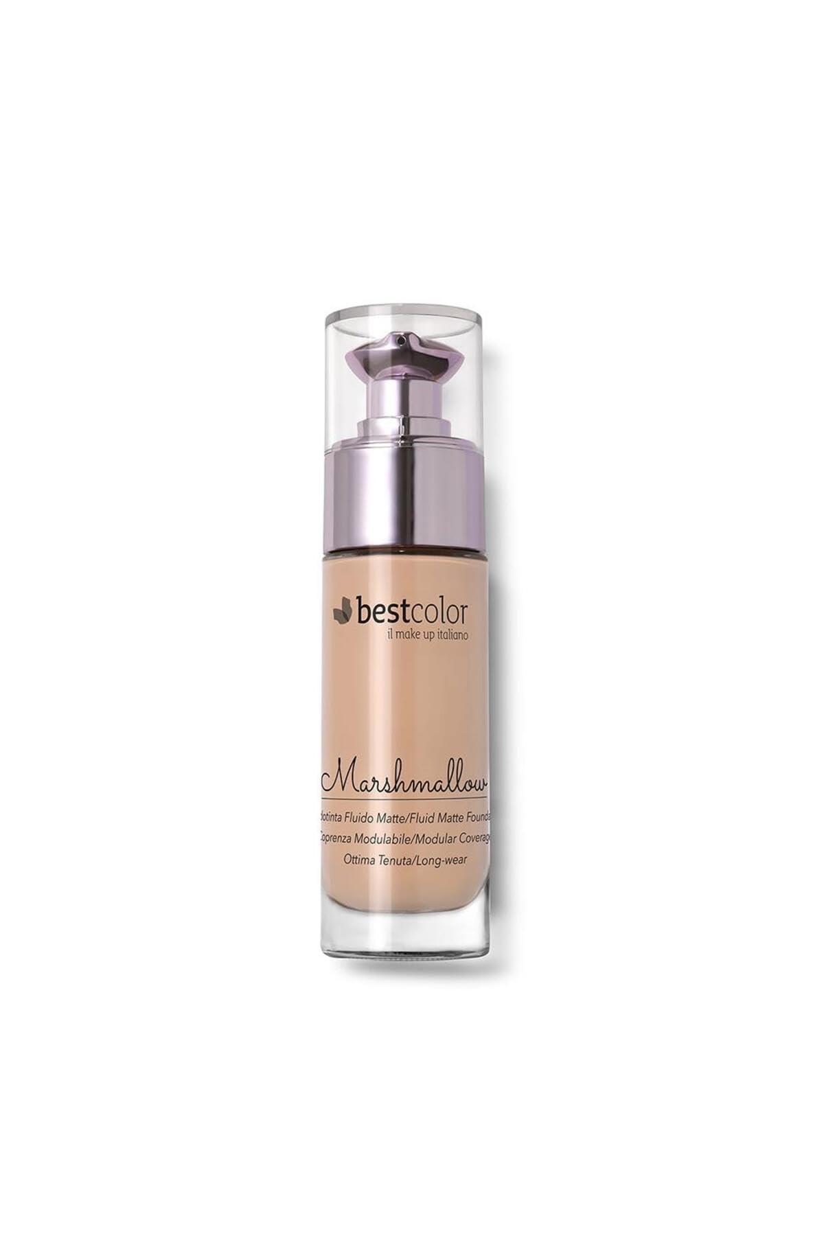 Best Сolor Il Make Up Italıano Fuild Matte Marshmallow A02 Krem Karamel Ton Likit Fondöten