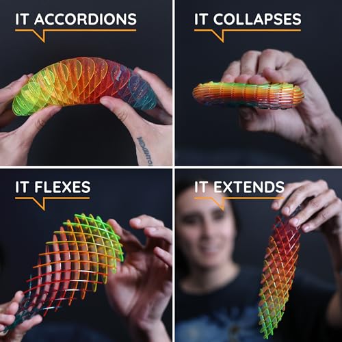 Morf Fidget Worm Toy - Flexible 3D Sensory Slug Figgy Toy for Kids, Teens, and Adults – Stretchy, Quiet, Stress and Anxiety Relief, Focus - For Play, School, Work Gifts, Great For Classroom and Office - Image 4