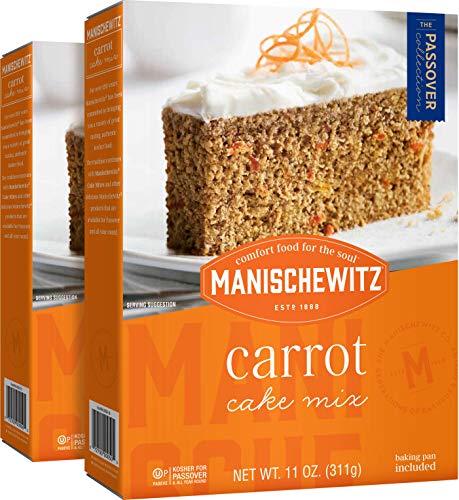 Manischewitz Carrot Cake Mix 11 Oz (2 Pack), Kosher For Passover, Pan Included #TOP12
