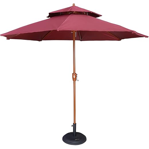 Invezo Double Deck Umbrella with Base