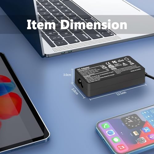 Universal 100W USB-C Laptop Charger Compatible with Lenovo, Acer, Dell, Asus, Mac Book Pro/Air 16, 15, 14, 13 Inch, Chromebook, ThinkPad and Type-C Adapter Charger