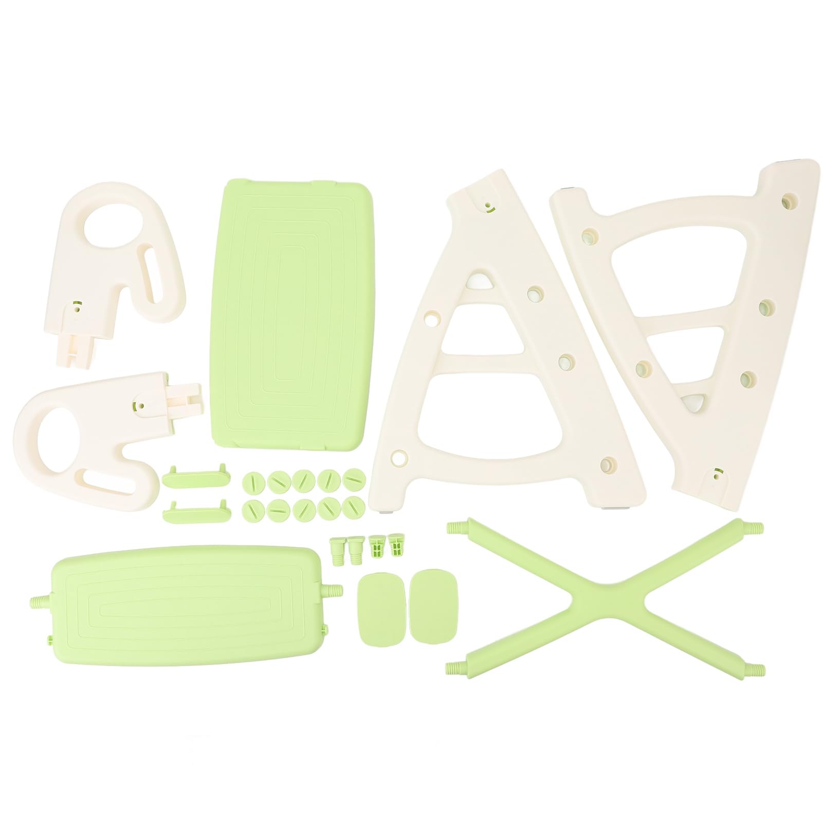 Taburete para Lavabo de baño, Taburete Ajustable de 2 Niveles, Taburete Multifuncional de plástico Antideslizante con asa, diseño de Soporte Triangular Estable para niños