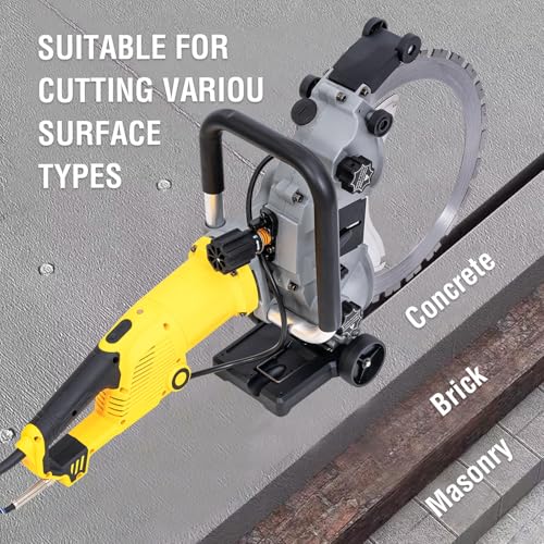 KATSU Tools 5000W Brushless Electric Ring Wall Saw, 29cm Cutting Depth, Powerful Handheld Dust-Free Concrete Brick Wall Chaser Groovin Slotting Machine with Plastic Toolbox 7 KATSU Tools 5000W Brushless Electric Ring Wall Saw, 29cm Cutting Depth, Powerful Handheld Dust-Free Concrete Brick Wall Chaser Groovin Slotting Machine with Plastic Toolbox - Image 7