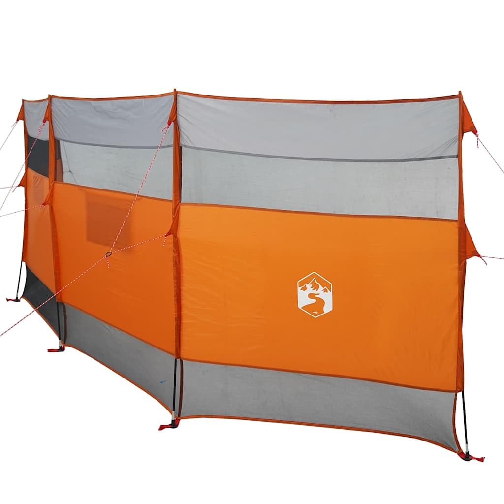 Mangloder Camping-Windschutz Blau 366x152x Wasserdicht windschirm windwand windabweiser für Outdoor Camping wandern Trekking zelten, faltbar, stabiles Schutzgewebe