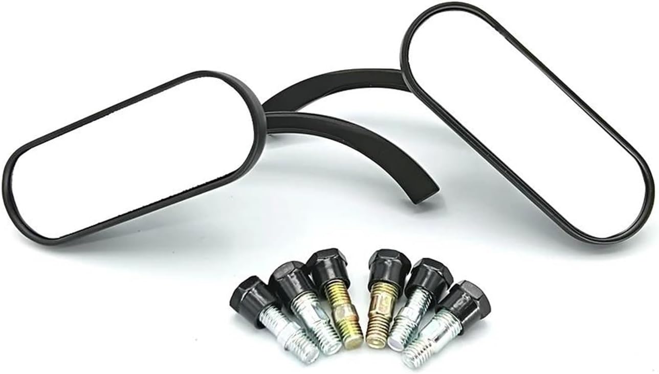 Motorcycle Mirrors For Universial 8mm 10mm good Motorcycle Mirror Scooter E-Bike Rearview Mirrors Electromobile Back Side Convex Mirror(Silver)