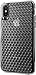Silk iPhone X Clear Case - PUREVIEW Protective Slim Grip Cover - "Queen of Diamonds" - Crystal Clear