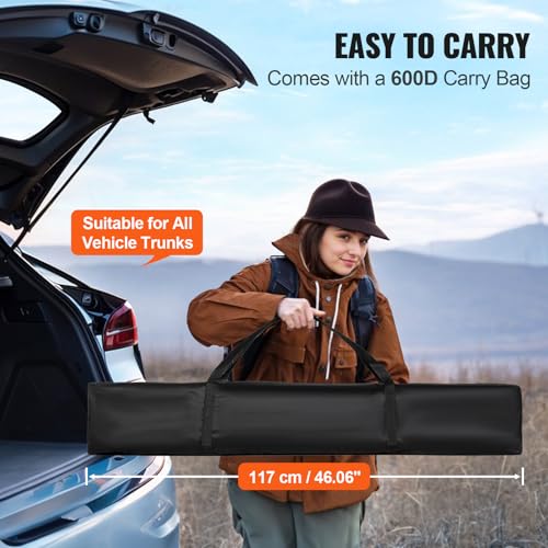 VEVOR Pop Up Canopy, 10 x 10 FT Instant Canopy Portable Gazebo with 3 Sidewalls & 2 Ventilated Windows, Height Adjustable Pop-Up Outdoor Shelter Tent for Events, Patio, Backyard, Party, Parking 5 VEVOR Pop Up Canopy, 10 x 10 FT Instant Canopy Portable Gazebo with 3 Sidewalls & 2 Ventilated Windows, Height Adjustable Pop-Up Outdoor Shelter Tent for Events, Patio, Backyard, Party, Parking - Image 5