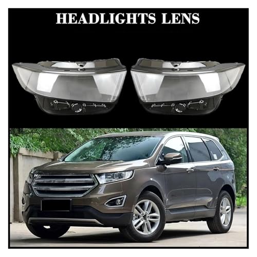 Couvercle phare avant Ford Edge 2015-2018 coque de remplacement transparente - 5