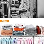 8 Pack Shelf Dividers for Wire Shelves, Acrylic Clear Closet Organizers and Storage for Sweater, Shirts, Bookshelf Handbags Separators Dividers for Closet Organization in Bedroom/Kitchen/Office/Pantry - Image 4