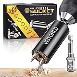 Gifts for Men Dad Husband from Daughter Son Wife Kids, Universal Socket Tools for Men, Unique Cool Gadgets for Him Grandpa Boyfriend Birthday Anniversary, Super Socket Set1/4'' -3/4''