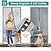 [Newest] Magnetic Screen Door, IKSTAR Mosquito Net, Keep Bugs Out, Let Cool Breeze in - Self Sealing Magnets - Magnet Closure Mosquito Net - Curtain Works with Pet, Sliding, Single Door-38×98
