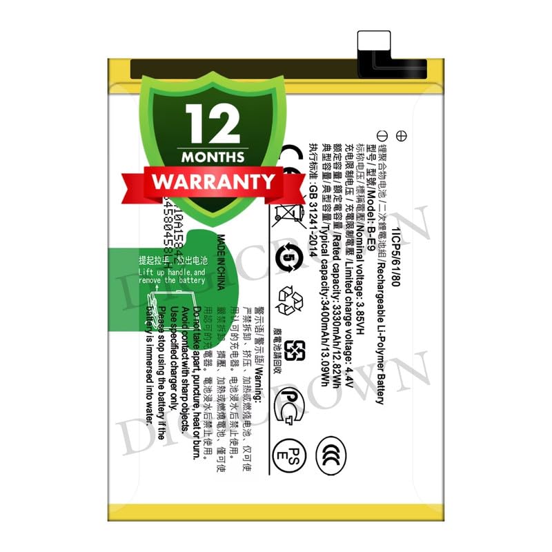 Image of Original B-E9 Battery Compatible for Vivo X23 (V1809A, V1816A, V1809T, V1816T) - (3400mAh) - 1 Year Warranty DF7