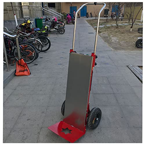 TYX Sackkarre Treppensteiger Elektrisch, Tragbarer Schwerlastwagen Mit Einstellbarer Geschwindigkeit, Geeignet Zum… – Bild 4