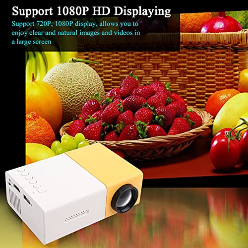 Omabeta Led Pico Video Projector, Home Theater Multiple Input Interface Projector Hdmi High Definition Displaying For Courtyard Travel, Camping, Etc(U.s. Standard (110V-240V)) #TOP5