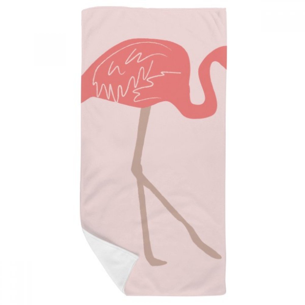 Serviette de bain flamingo 35x70cm pour le sport le spa et la routine beauté