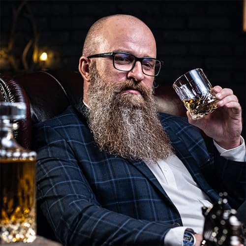 WHISISKEY - Whiskey Glass Set - Whiskey Gift Sets for Men - Whisky Glass Gifts for Men - Rum Tumblers Whisky Set with 2 Glasses, 8 Whiskey Stones, Accessories - Image 6