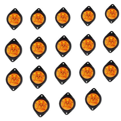 Feu LED remorque 12V étanche éclairage camion ambre signalisation latérale