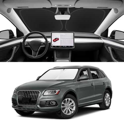 Image of Custom Fit Windshield Sun Shade for Audi Q5 2009-2017