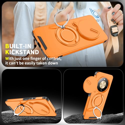 Coque Honor Magic 8 Lite avec support de protection caméra et châssis antichoc - 7