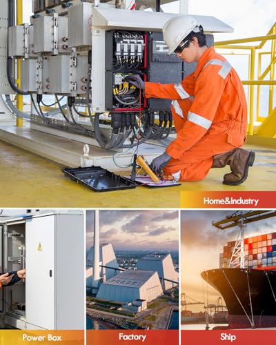 Kabelverschraubung Set mit Dichtungen, Gorffy 60 Stück IP68 Kabeldurchführung Wasserdicht PG7 PG9 PG11 PG13.5 PG16 PG19, Kabelverschraubungen für Outdoor Garten, Kunststoff Nylon Kabeldurchführungen