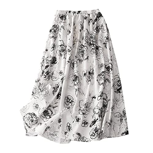 Jupes transparentes pour femme pour rester au frais sans sacrifier l'élégance en coton blanc 40