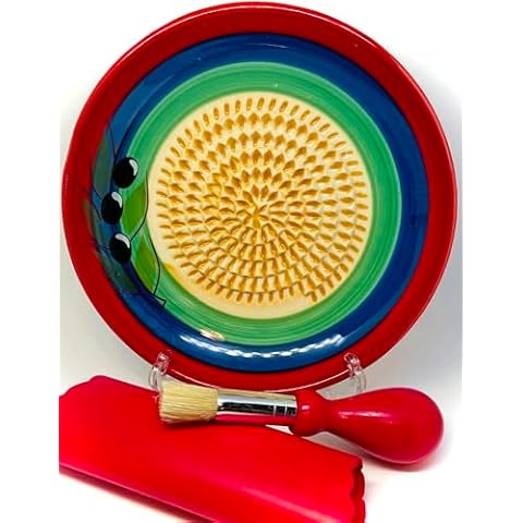 BonCera 4pcs Ceramic Garlic Grater Set Cover