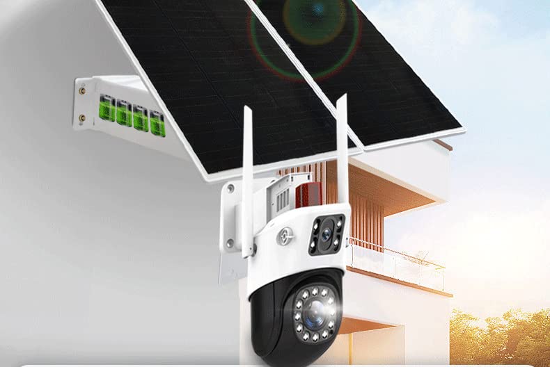 Pannello Solare Nessuna Elettricità E Nessuna Griglia di Alimentazione for Telecamere di Sorveglianza Solare Apparecchiature Impermeabili for Esterni Scheda Batteria al Litio da 40 W